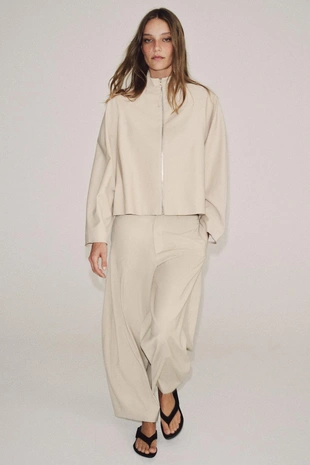 Брюки Balloon из смесовой шерсти — Zw Collection- Заказать в России