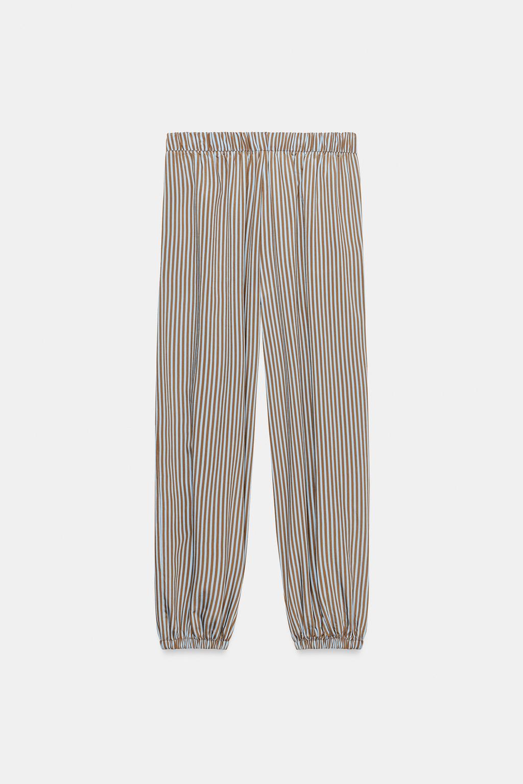 БРЮКИ-БАГГИ В ПОЛОСКУ — ZW COLLECTION