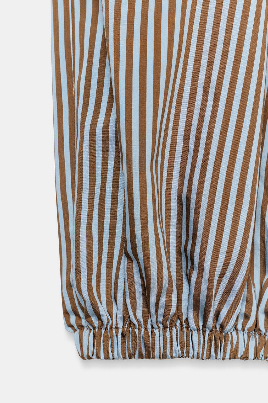 БРЮКИ-БАГГИ В ПОЛОСКУ — ZW COLLECTION