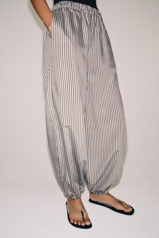 Брюки-багги в полоску — Zw Collection- Заказать в России