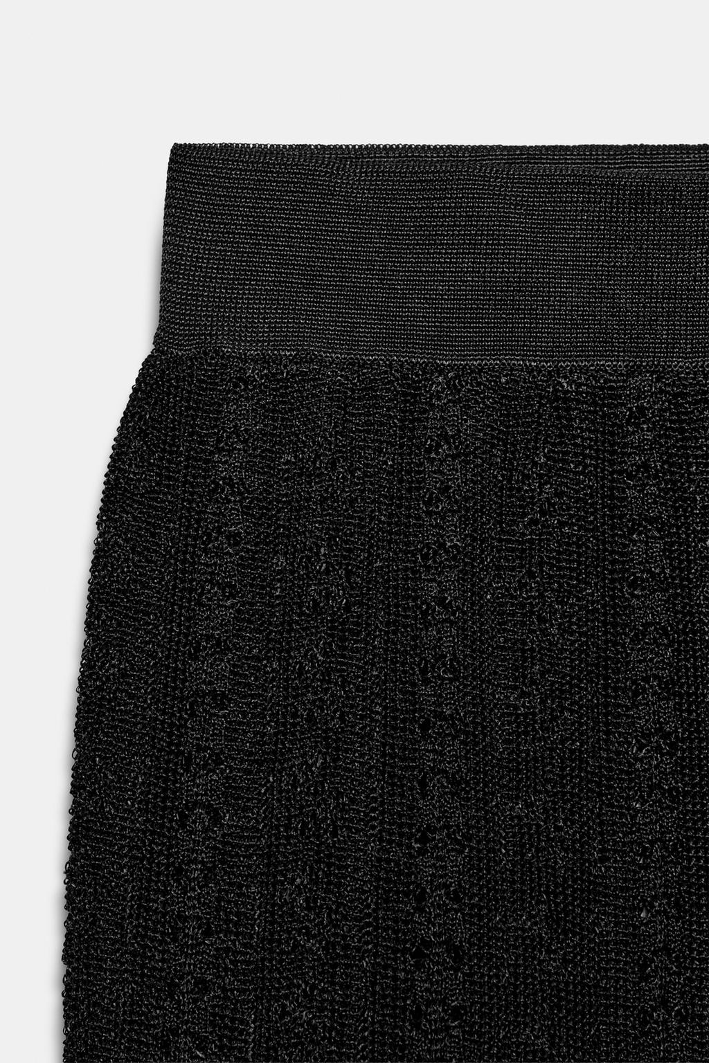 ТРИКОТАЖНЫЕ БРЮКИ-БОМБЕРЫ С УЗОРОМ POINTELLE