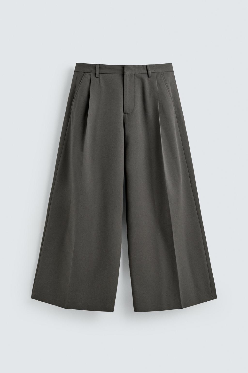 БРЮКИ WIDE FIT СО СКЛАДКАМИ