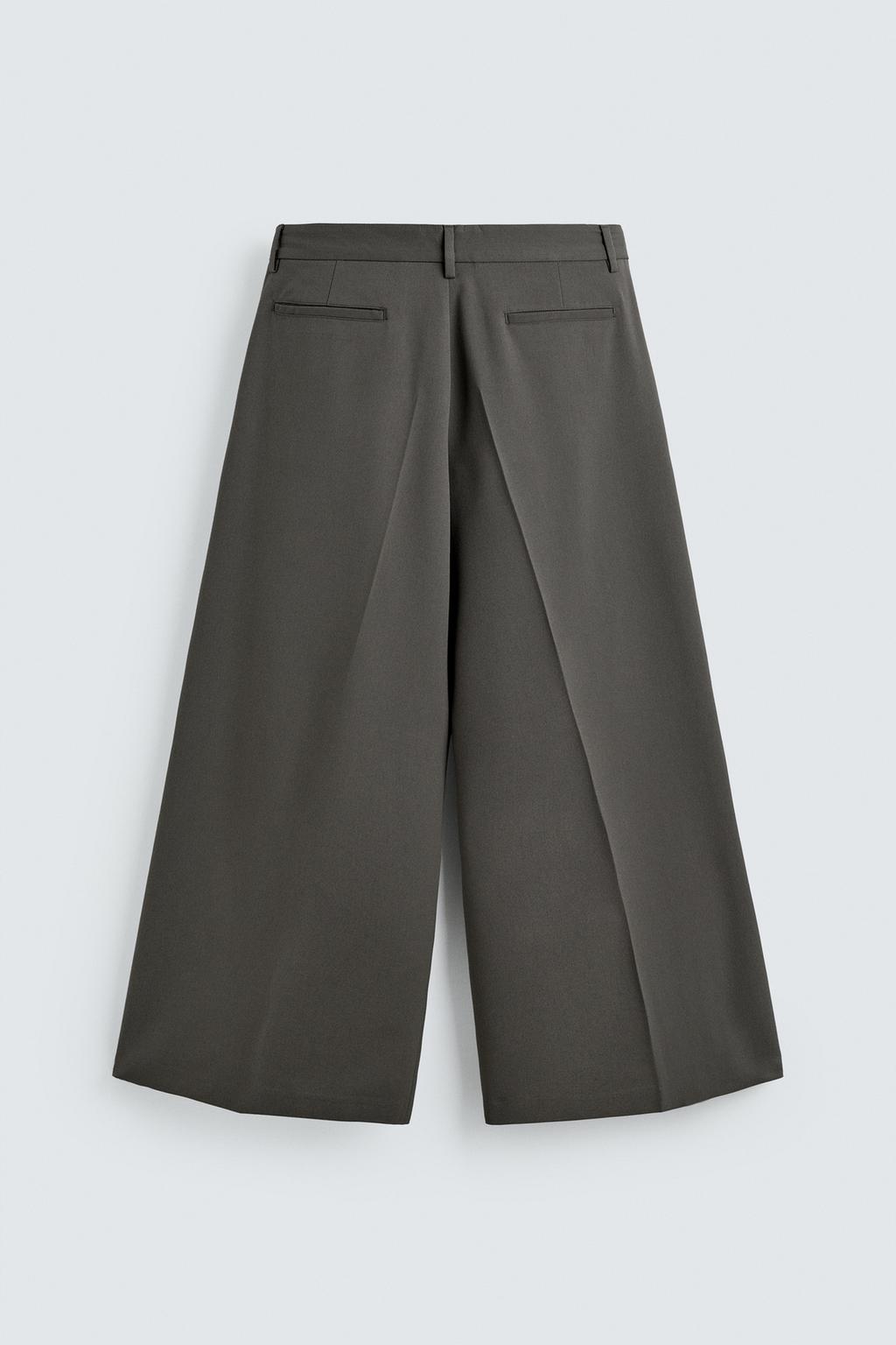 БРЮКИ WIDE FIT СО СКЛАДКАМИ