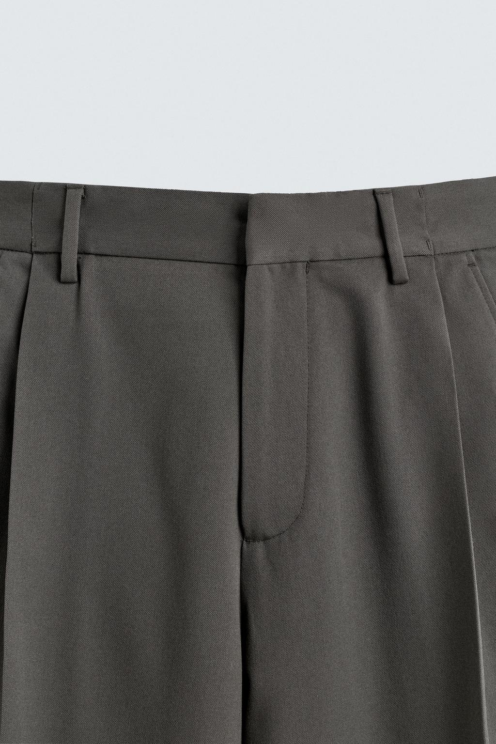 БРЮКИ WIDE FIT СО СКЛАДКАМИ