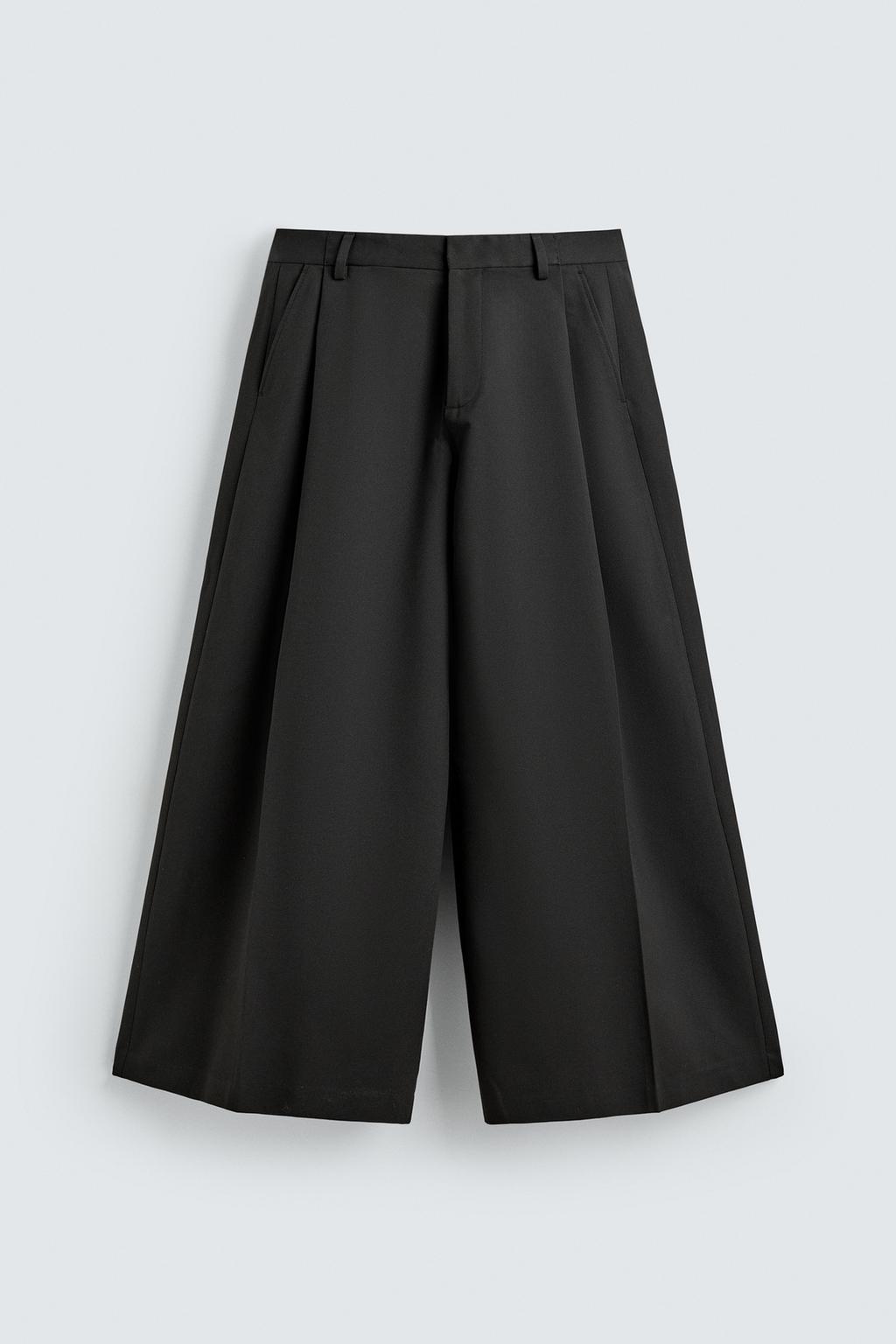 БРЮКИ WIDE FIT СО СКЛАДКАМИ