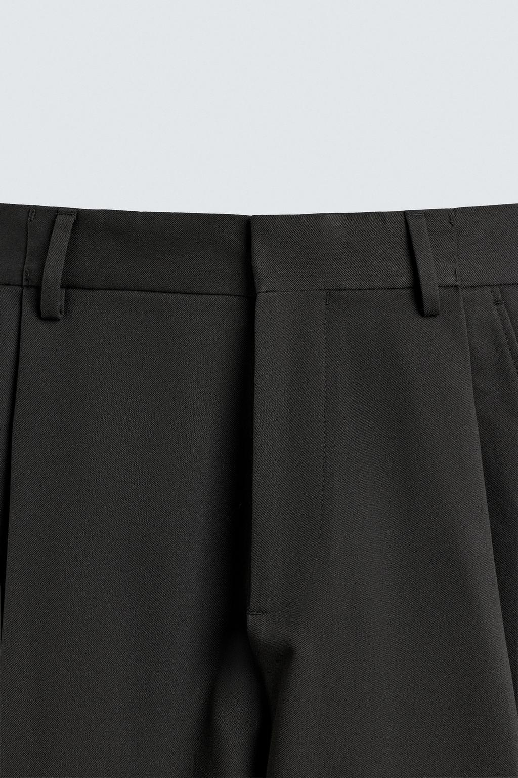 БРЮКИ WIDE FIT СО СКЛАДКАМИ