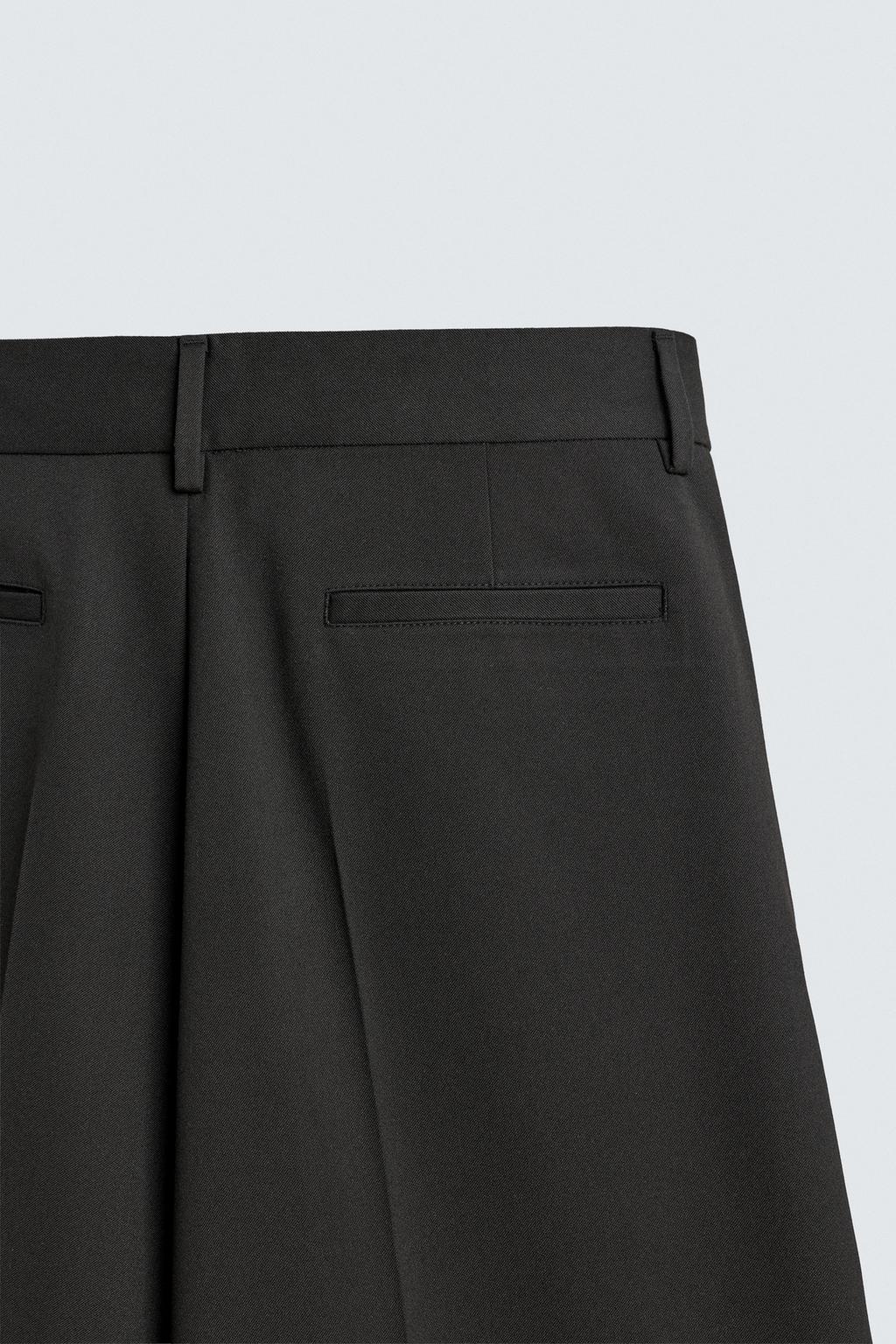 БРЮКИ WIDE FIT СО СКЛАДКАМИ