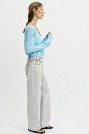 Джинсы Z1975 с заниженной талией и ремнем- Заказать в России