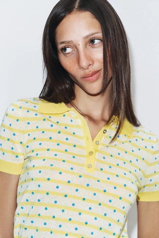 Поло в полоску и горошек- Заказать в России