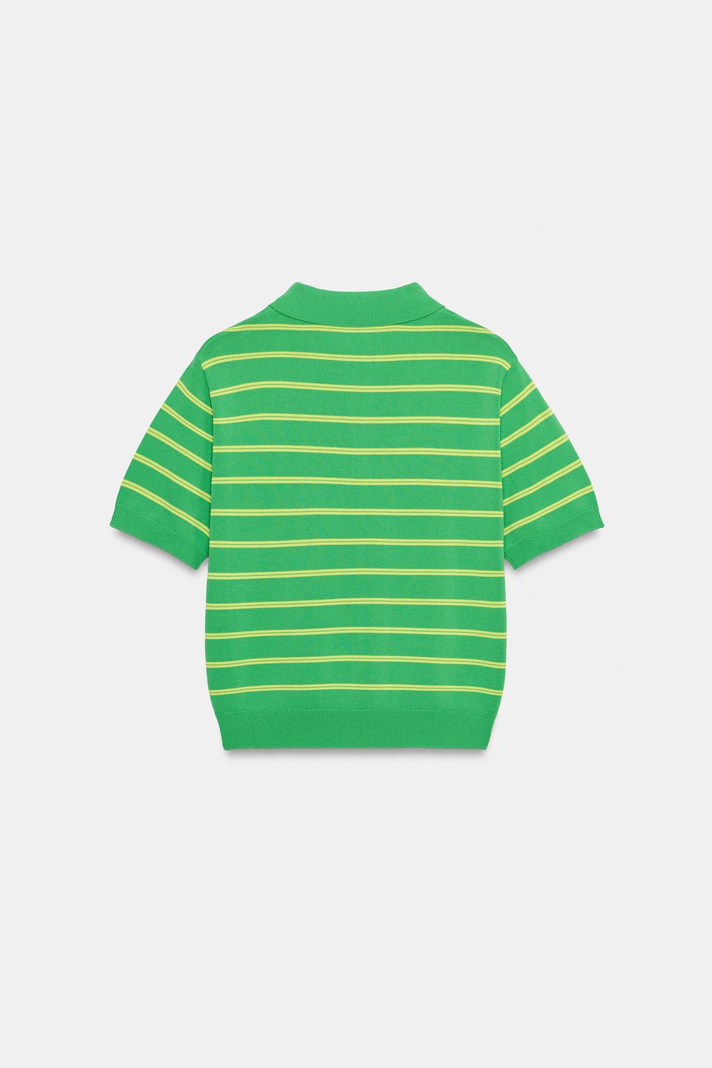 ПОЛО В ПОЛОСКУ С КОРОТКИМИ РУКАВАМИ