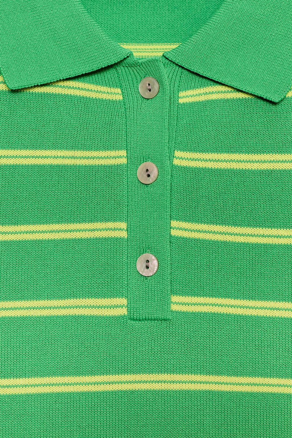 ПОЛО В ПОЛОСКУ С КОРОТКИМИ РУКАВАМИ