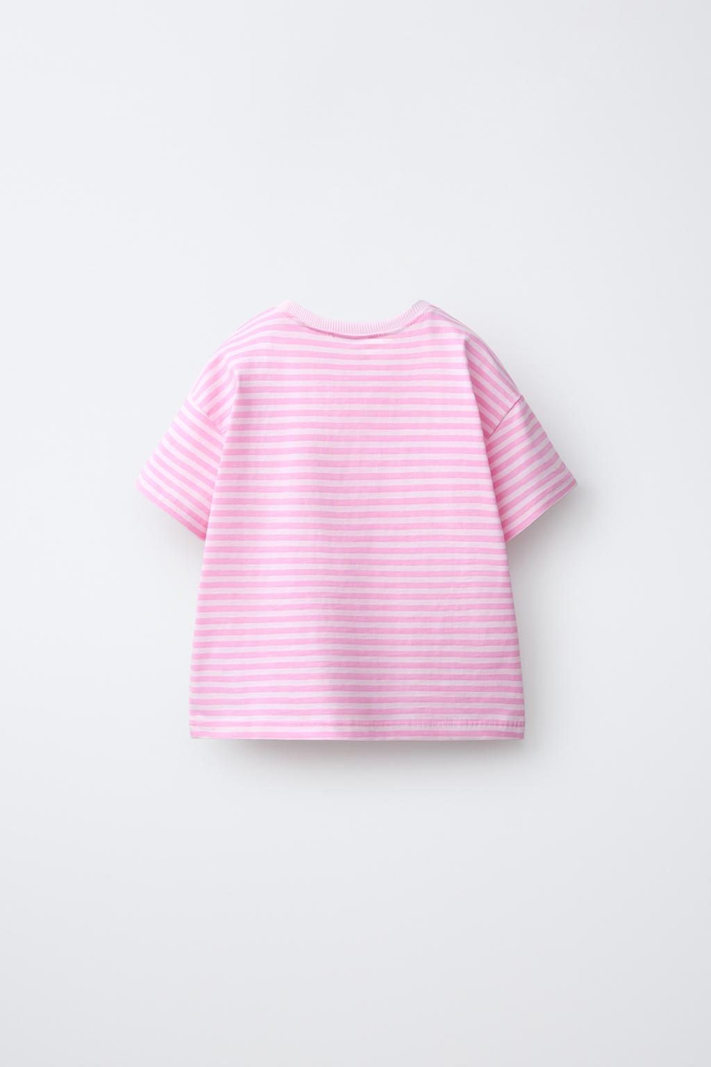 ФУТБОЛКА В ПОЛОСКУ С РЕЛЬЕФНЫМИ ДЕТАЛЯМИ