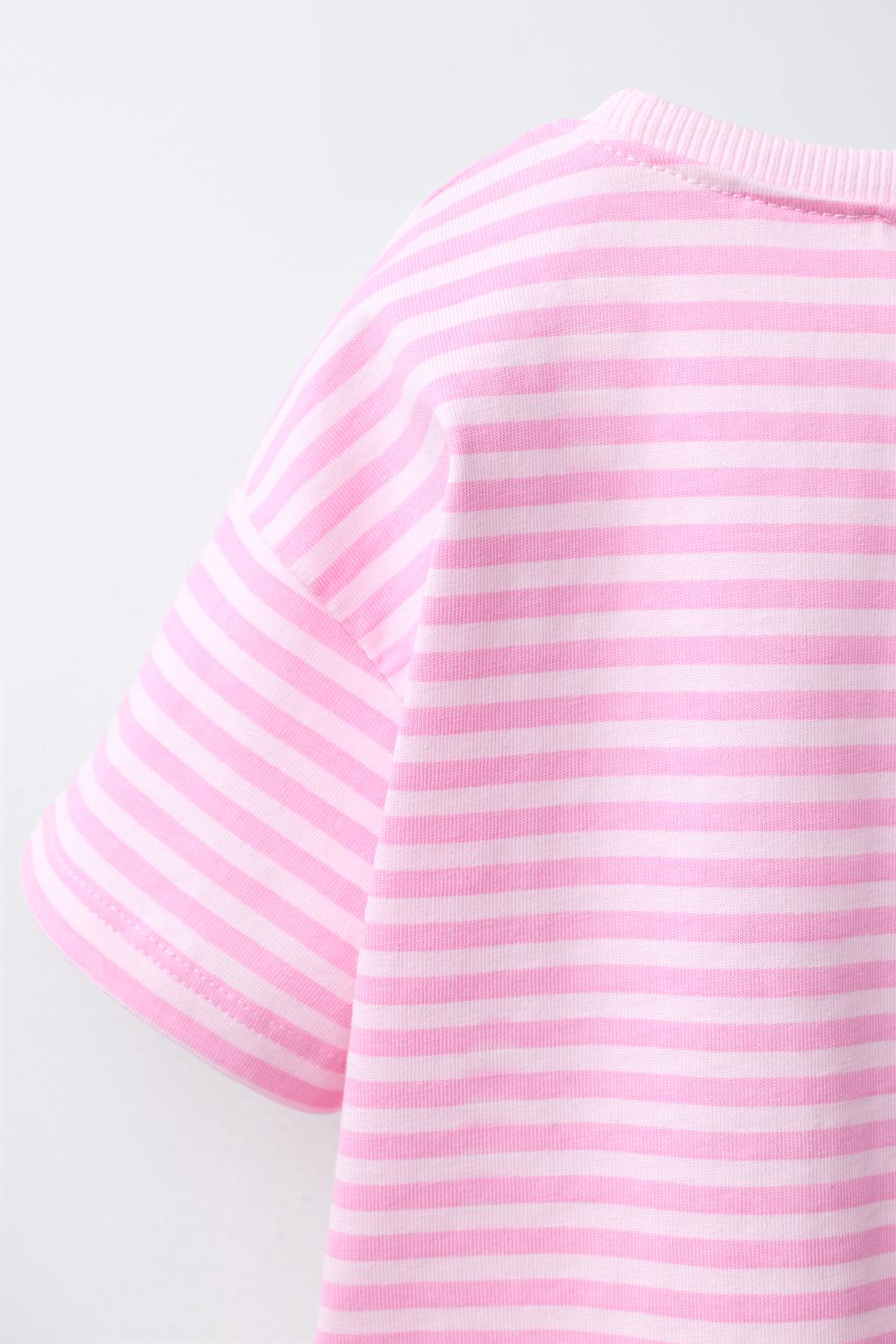 ФУТБОЛКА В ПОЛОСКУ С РЕЛЬЕФНЫМИ ДЕТАЛЯМИ