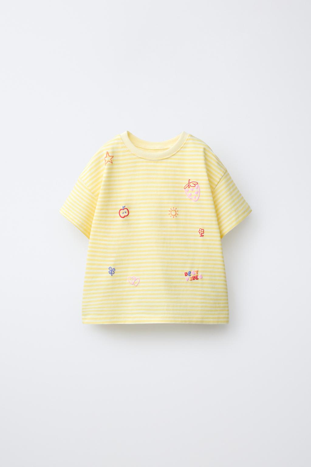 ФУТБОЛКА В ПОЛОСКУ С РЕЛЬЕФНЫМИ ДЕТАЛЯМИ