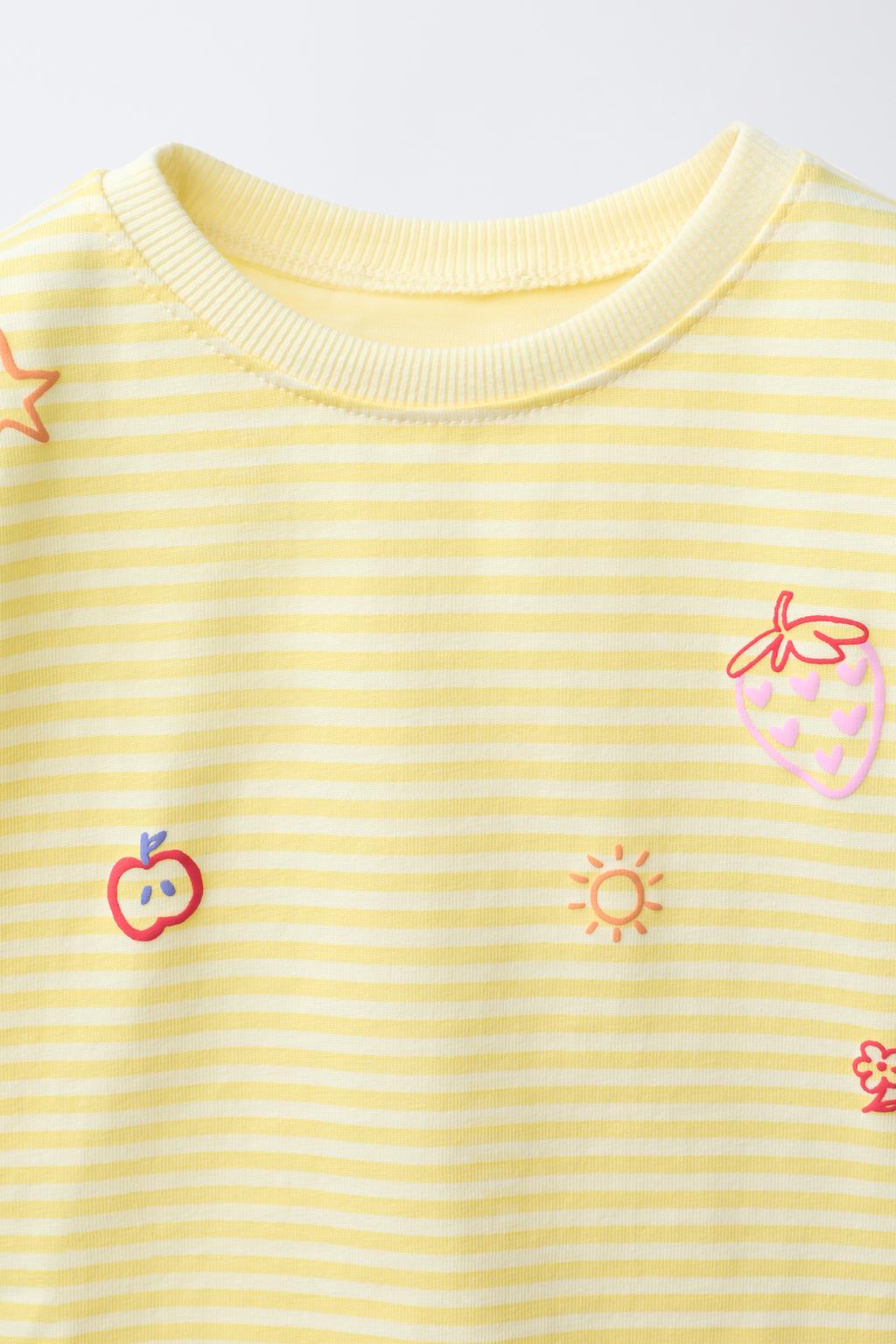 ФУТБОЛКА В ПОЛОСКУ С РЕЛЬЕФНЫМИ ДЕТАЛЯМИ