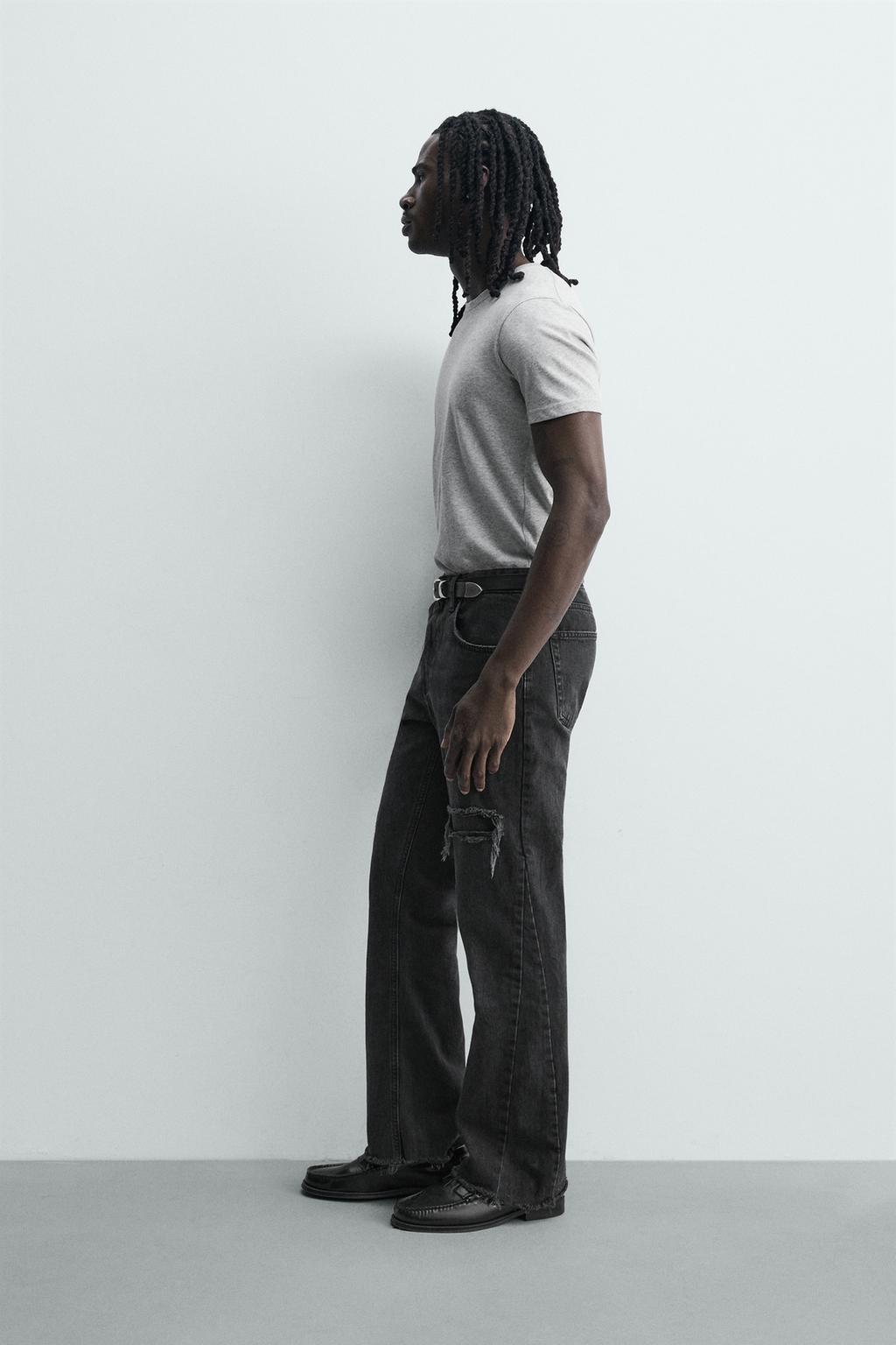 ДЖИНСЫ FLARE FIT С РАЗРЕЗАМИ