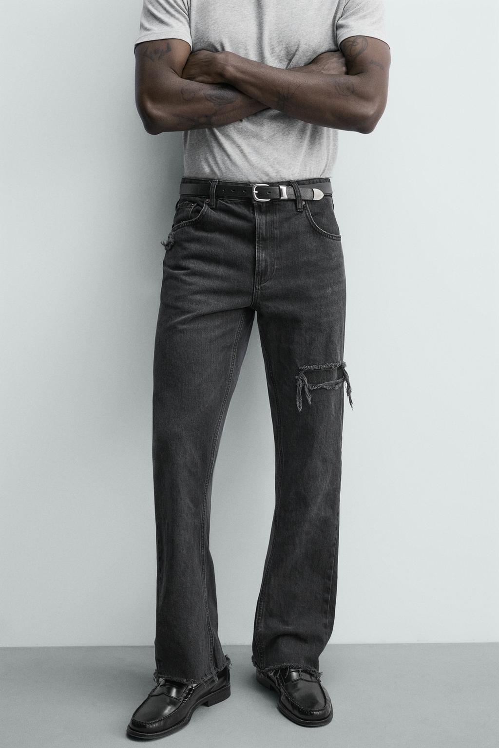 ДЖИНСЫ FLARE FIT С РАЗРЕЗАМИ