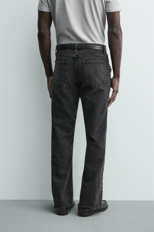 Джинсы Flare Fit с разрезами- Заказать в России