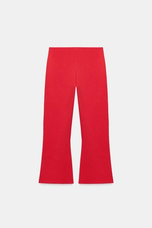 Трикотажные брюки Flare- Заказать в России