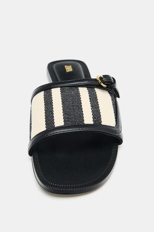 Сандалии с принтом и пряжкой- Заказать в России