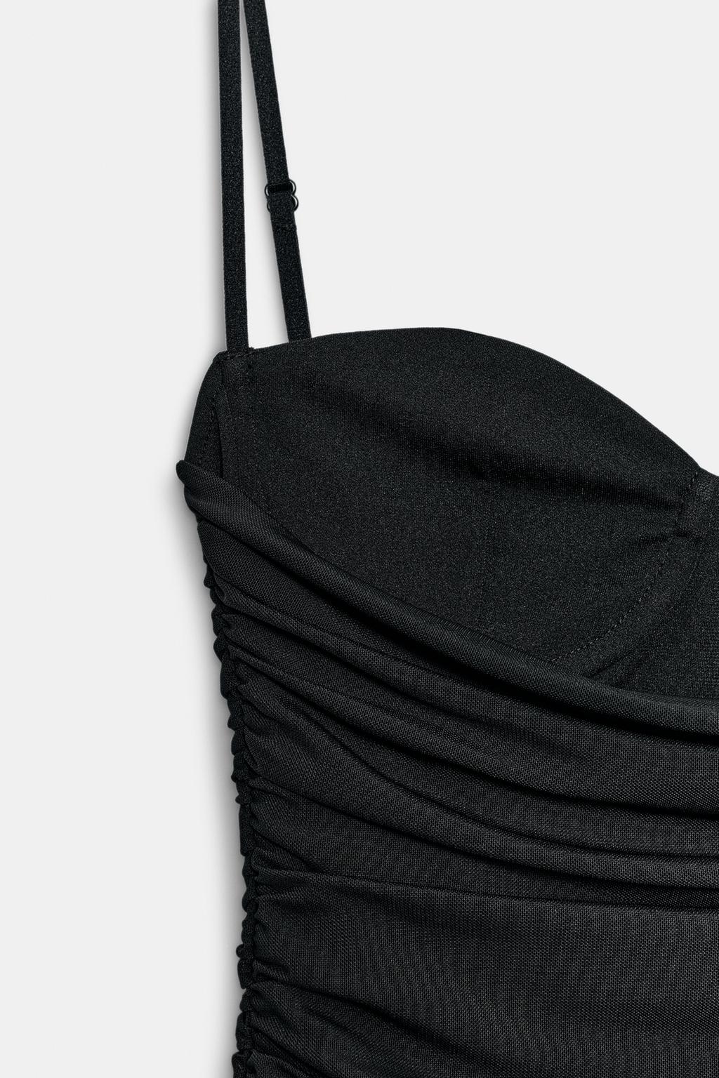 ПЛАТЬЕ С ДРАПИРОВКОЙ И ВОЛАНАМИ