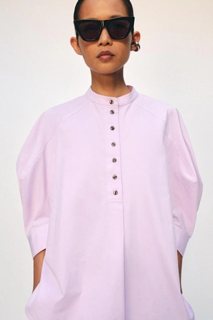 Рубашка с объемными рукавами Zw Collection- Заказать в России