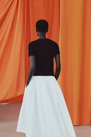 Трикотажный топ с пуговицами