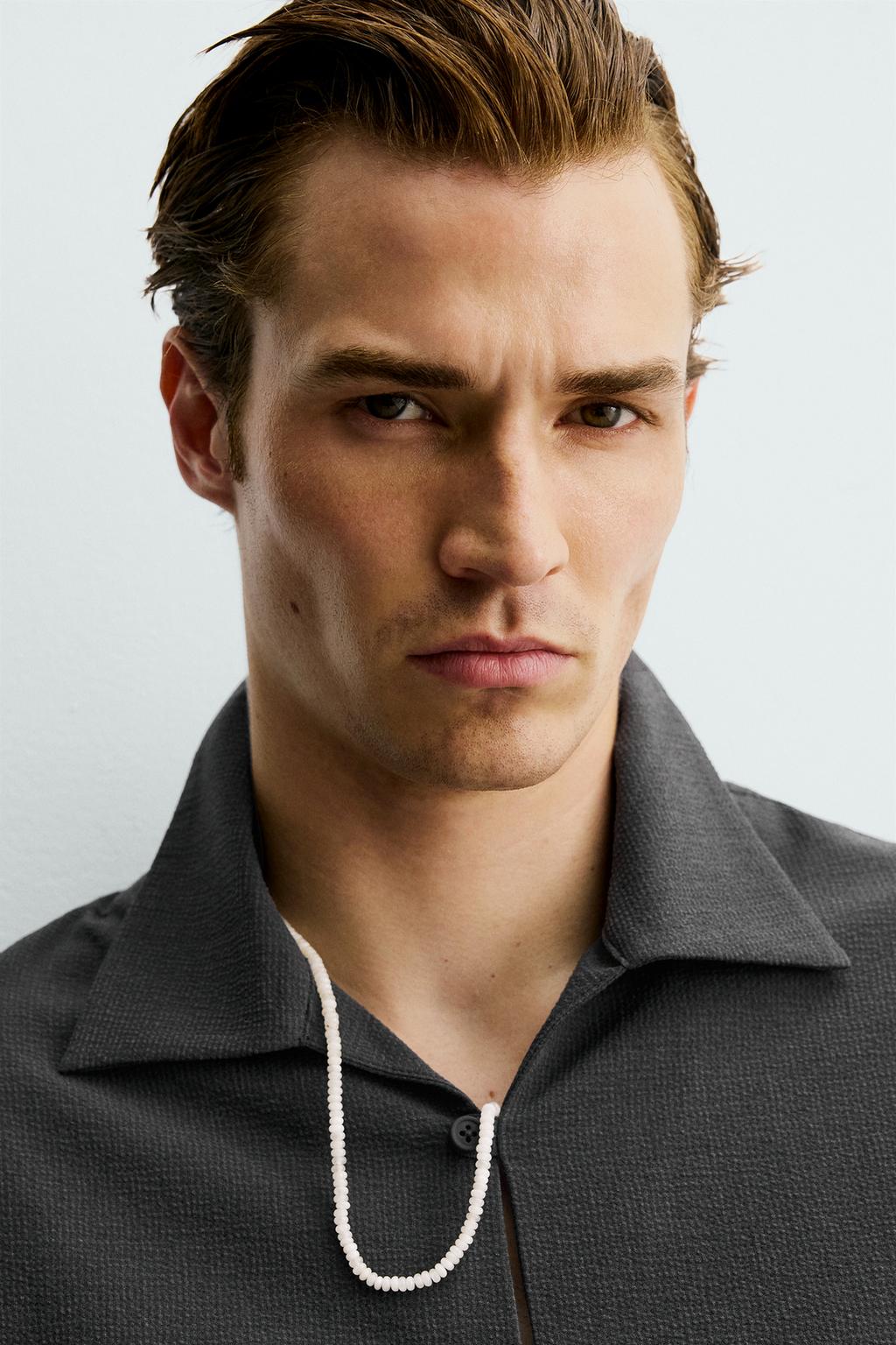 ПОЛО RELAXED FIT С НЕРОВНОЙ ТЕКСТУРОЙ