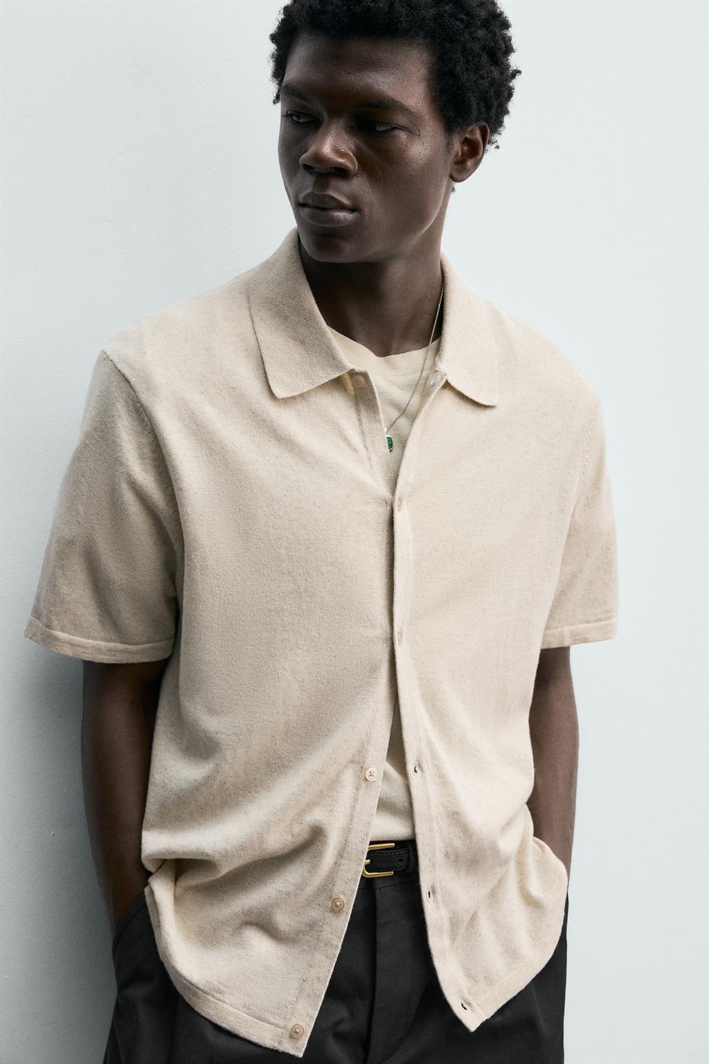 РУБАШКА ИЗ ХЛОПКА И ЛЬНА