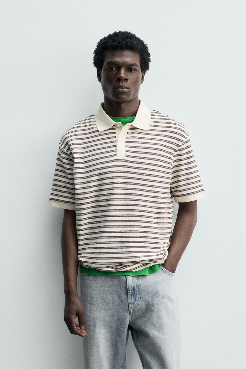 ПОЛО ЖАККАРД В ПОЛОСКУ