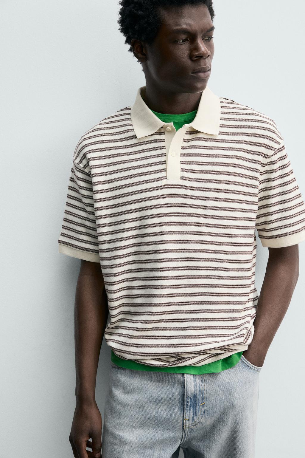 ПОЛО ЖАККАРД В ПОЛОСКУ