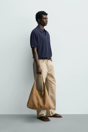 Поло из хлопка пике классического кроя