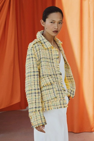 Тканевая куртка в клетку — Zw Collection- Заказать в России