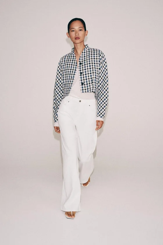 КУРТКА В КЛЕТКУ — коллекция Zara «ZW»