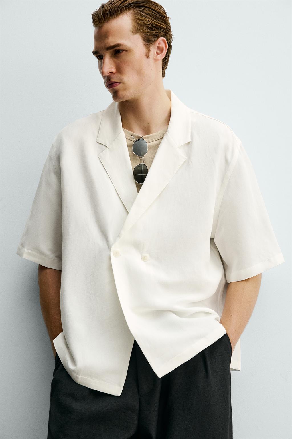 КИМОНО-РУБАШКА ИЗ ВИСКОЗЫ И ЛЬНА