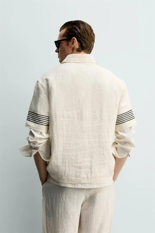 Поло из 100% льна- Заказать в России