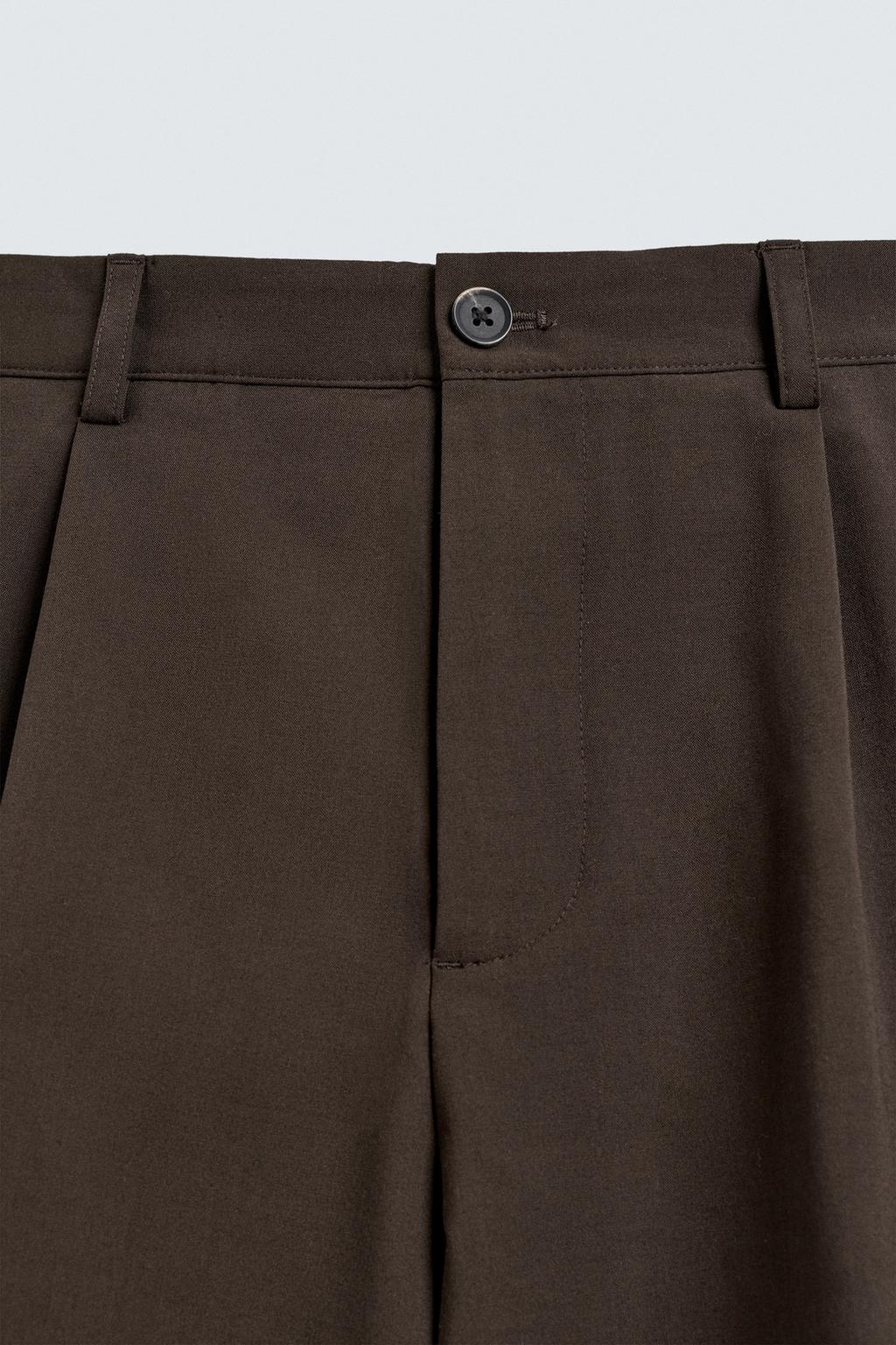 БЕРМУДЫ RELAXED FIT СО СКЛАДКАМИ