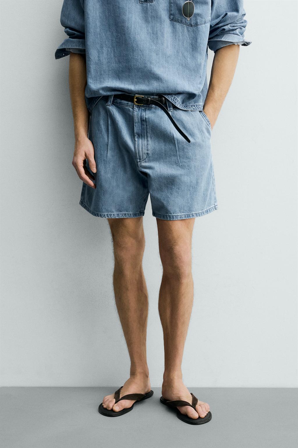 ШОРТЫ RELAXED FIT СО СКЛАДКАМИ