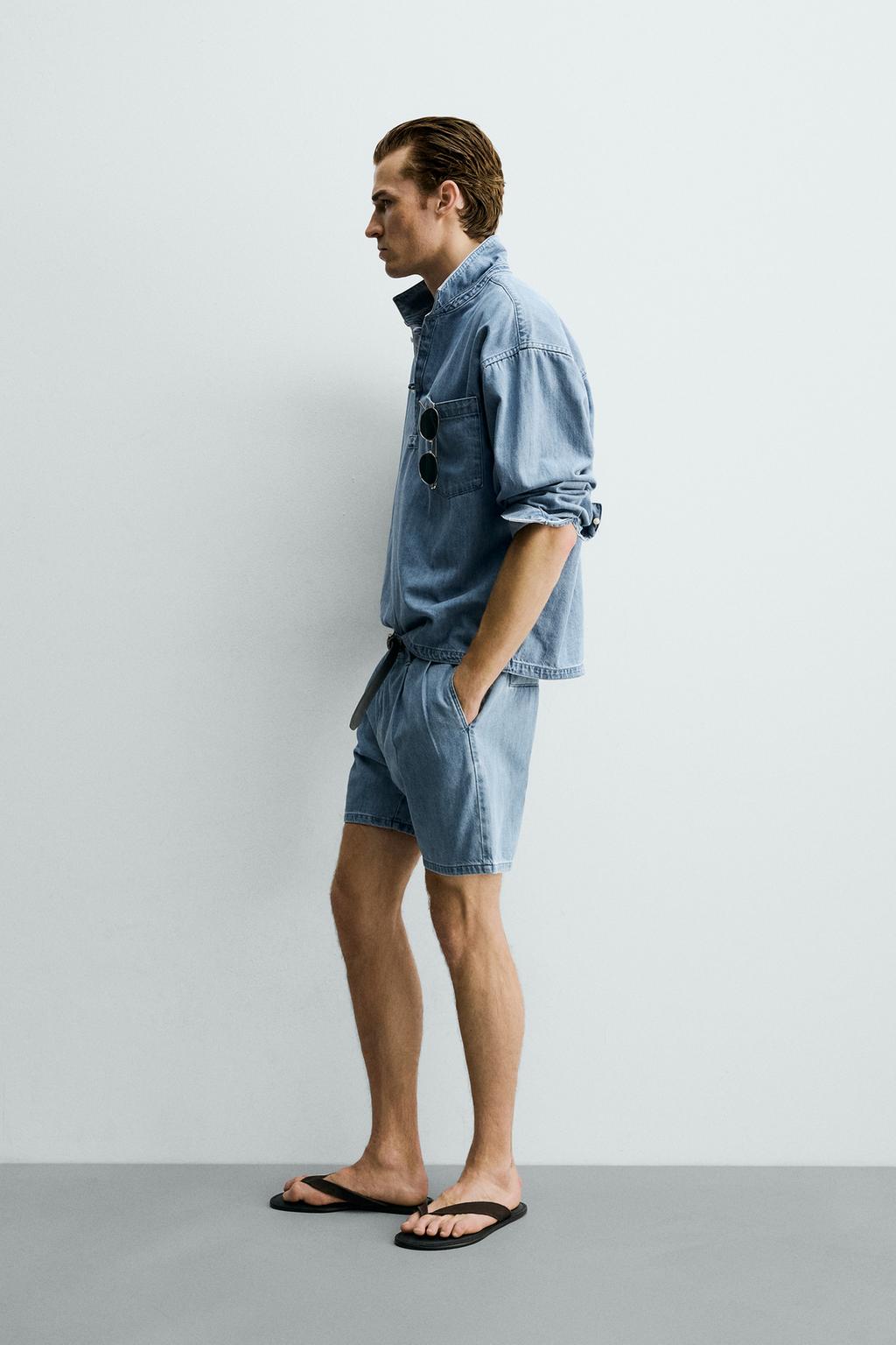 ШОРТЫ RELAXED FIT СО СКЛАДКАМИ