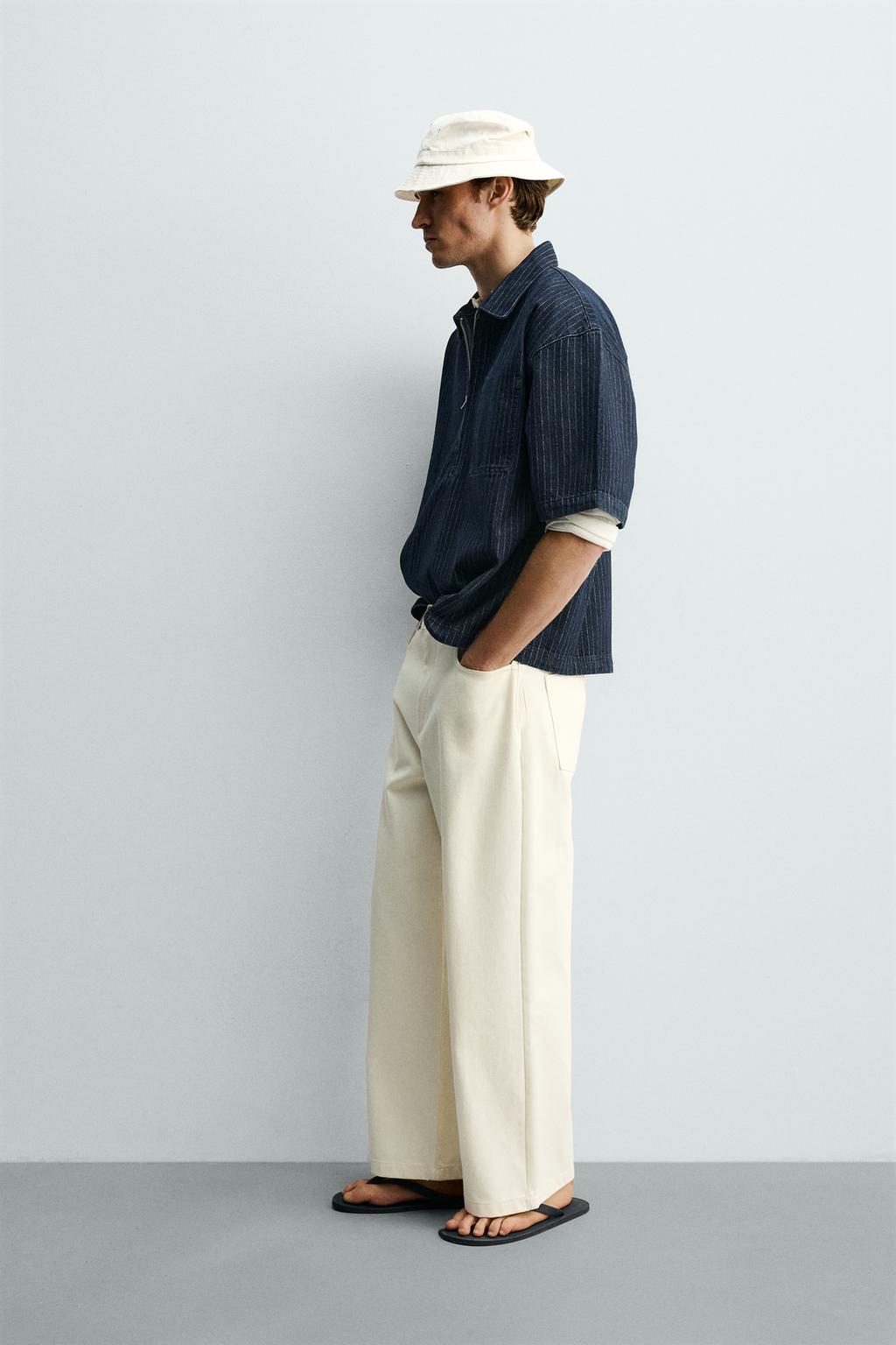 ДЕНИМОВОЕ ПОЛО В ПОЛОСКУ