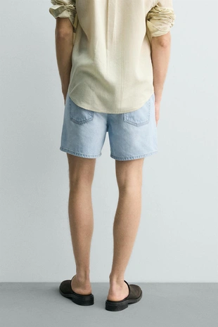 Джинсовые шорты Relaxed Fit- Заказать в России