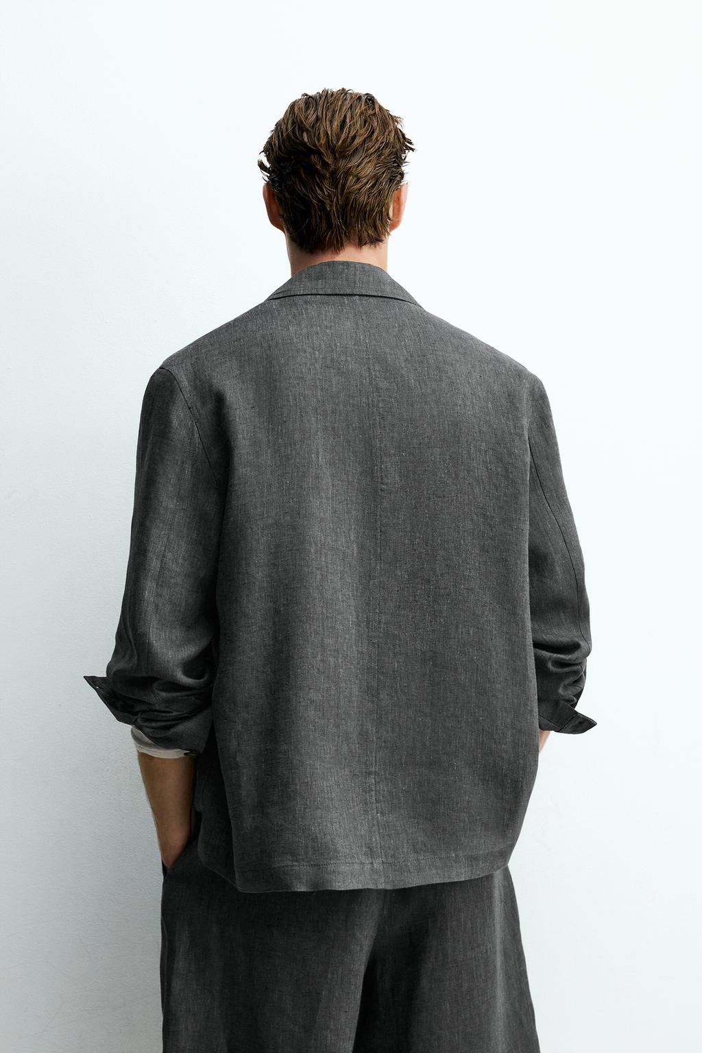 КУРТКА-РУБАШКА ИЗ 100% ЛЬНА