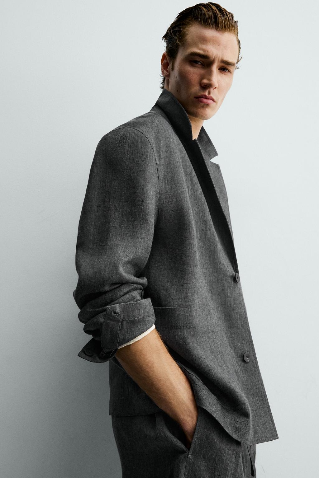 КУРТКА-РУБАШКА ИЗ 100% ЛЬНА