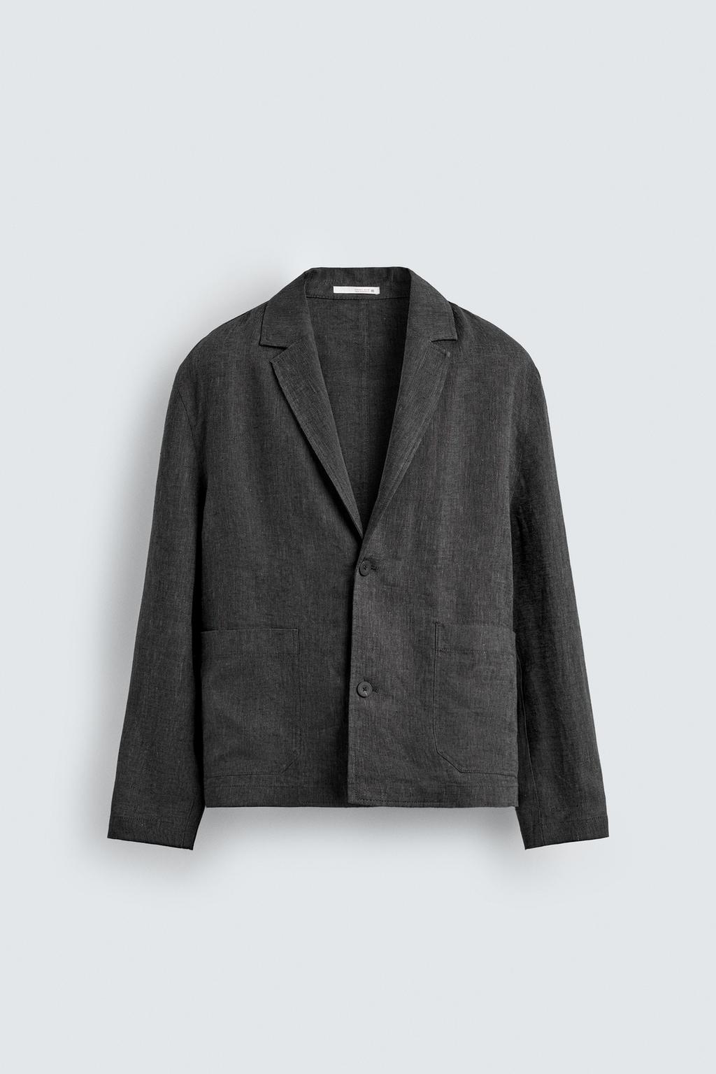 КУРТКА-РУБАШКА ИЗ 100% ЛЬНА