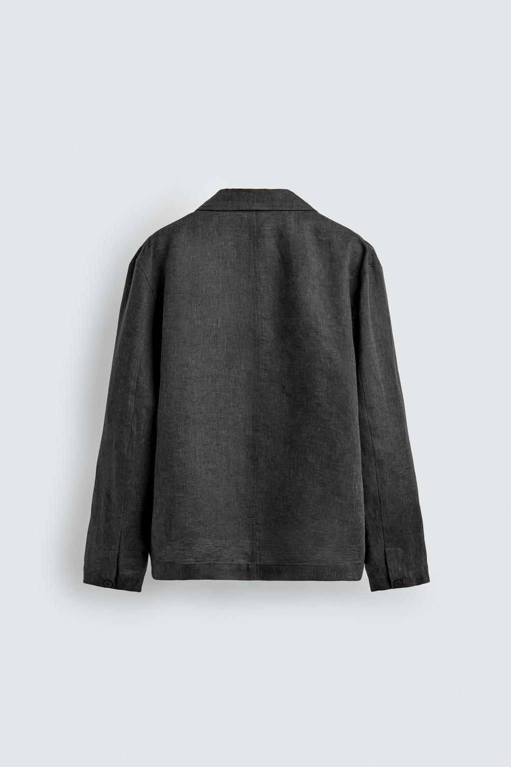 КУРТКА-РУБАШКА ИЗ 100% ЛЬНА