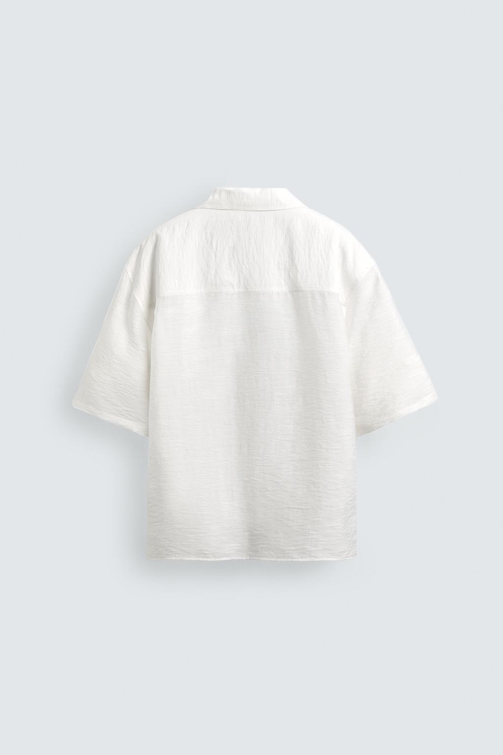 РУБАШКА ПОЛО ИЗ ЖАККАРДА СТРУЯЩЕГОСЯ ПОКРОЯ