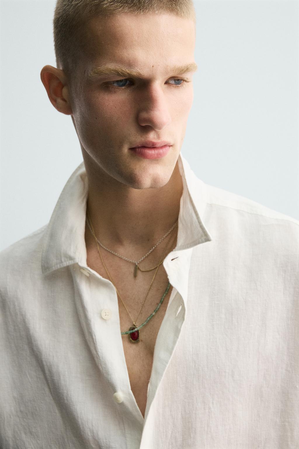 РУБАШКА  ИЗ 100% ЛЬНА