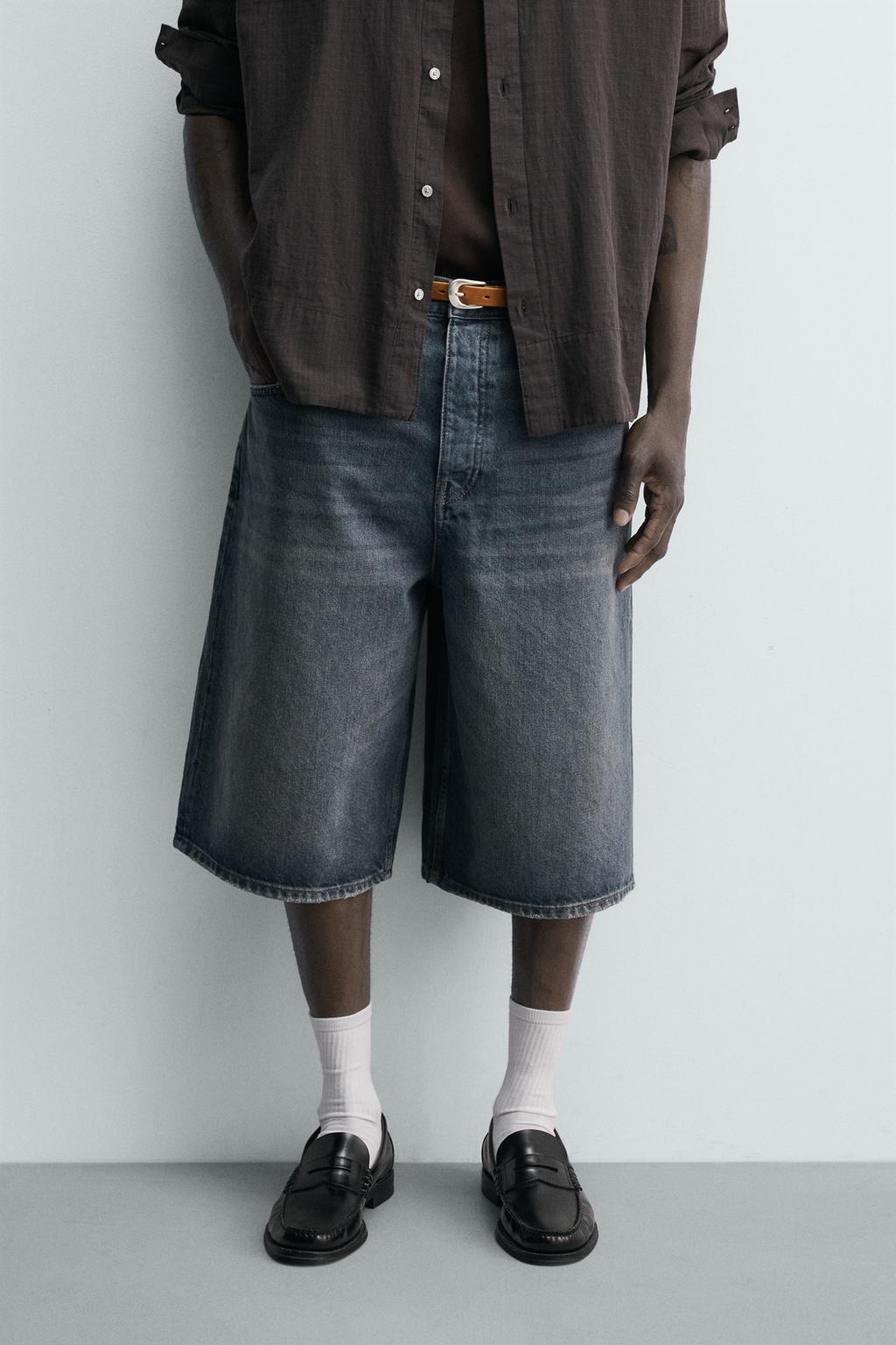 ДЖИНСОВЫЕ ШОРТЫ СВОБОДНОГО КРОЯ