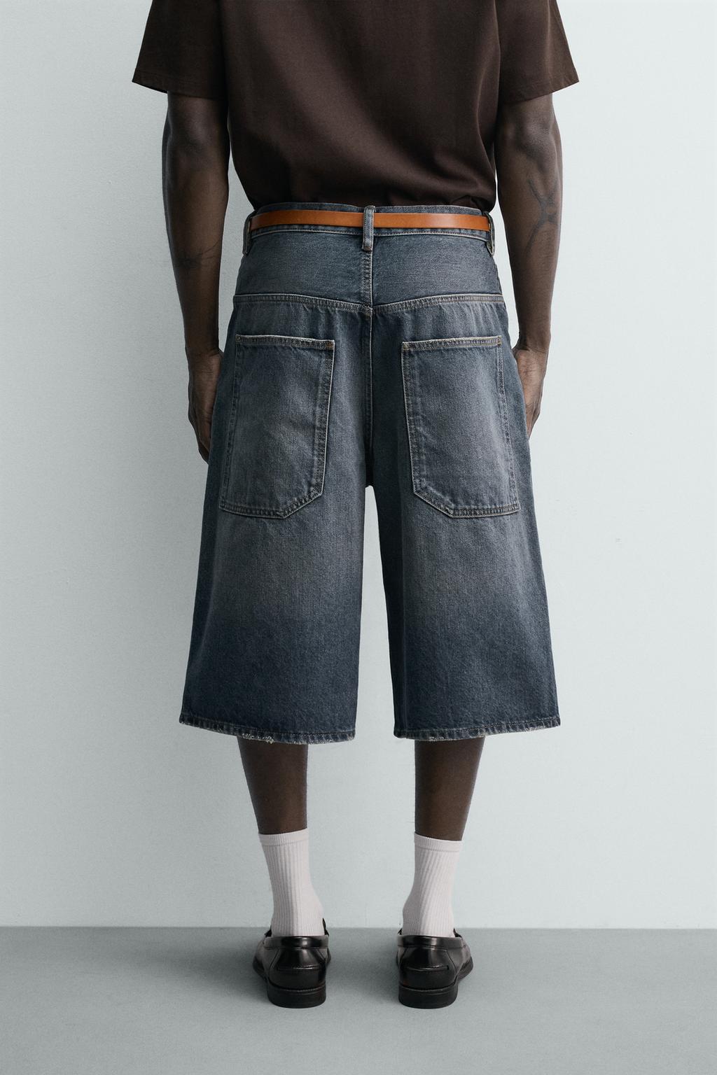 ДЖИНСОВЫЕ ШОРТЫ СВОБОДНОГО КРОЯ