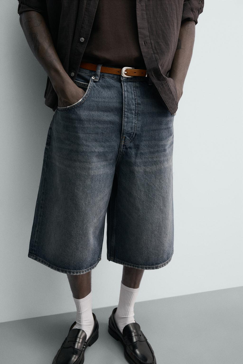 ДЖИНСОВЫЕ ШОРТЫ СВОБОДНОГО КРОЯ